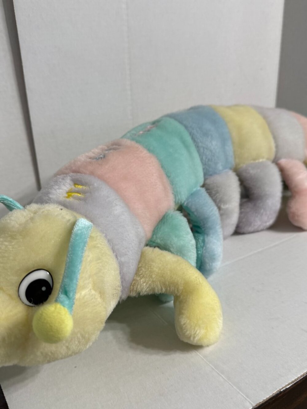 Goffa Pastel Caterpillar Plush My Best Friend Forever Ever 32" Rare Pastel Toy